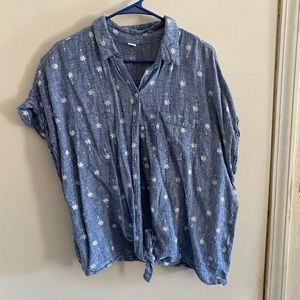 Old Navy canvas button down